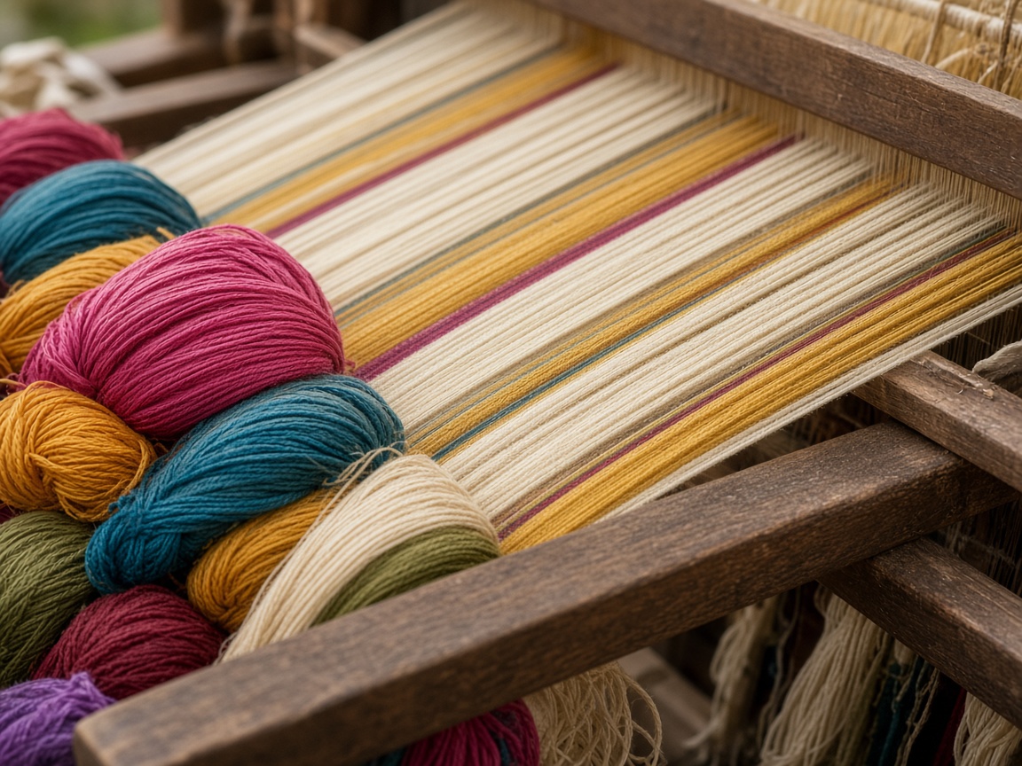 Handloom weaving in Nagaland